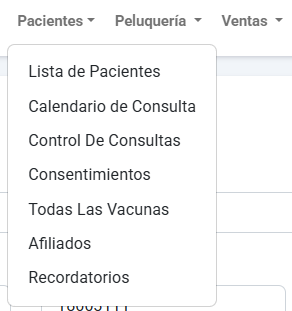 Vista del dashboard